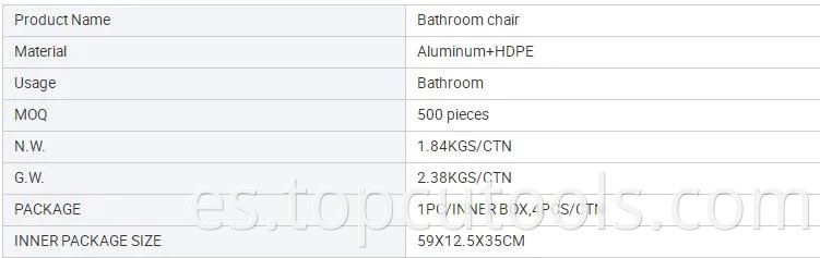 Taburete de bañera antideslizante asiento de silla de ducha ajustable silla de ducha de ducha para ancianos, mayores, discapacitados y discapacitados